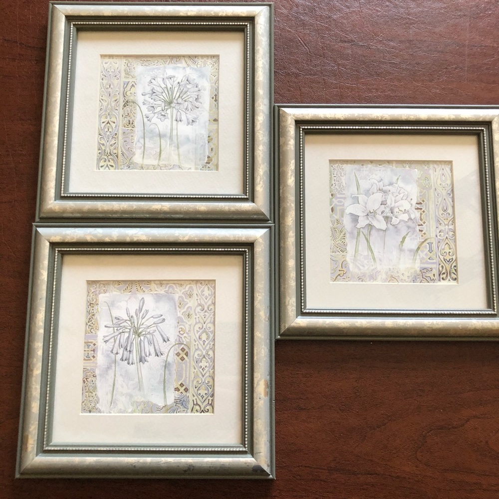 Floral trio